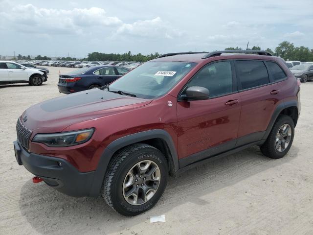 1C4PJMBN2KD100513 - 2019 JEEP CHEROKEE TRAILHAWK BURGUNDY photo 1