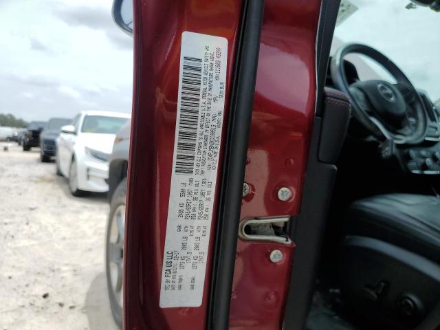 1C4PJMBN2KD100513 - 2019 JEEP CHEROKEE TRAILHAWK BURGUNDY photo 13