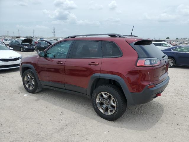 1C4PJMBN2KD100513 - 2019 JEEP CHEROKEE TRAILHAWK BURGUNDY photo 2
