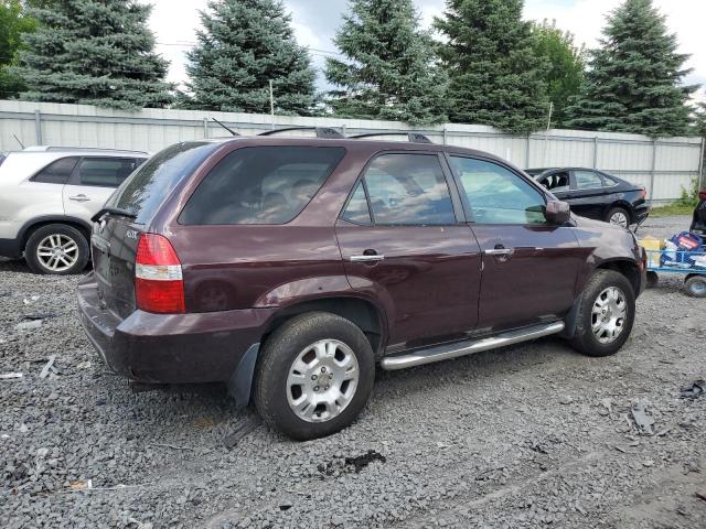 2HNYD18262H514673 - 2002 ACURA MDX BURGUNDY photo 3