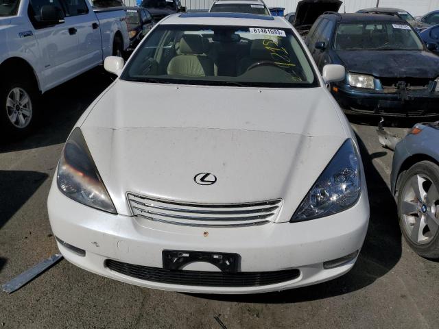 JTHBA30G845045232 - 2004 LEXUS ES 330 WHITE photo 5