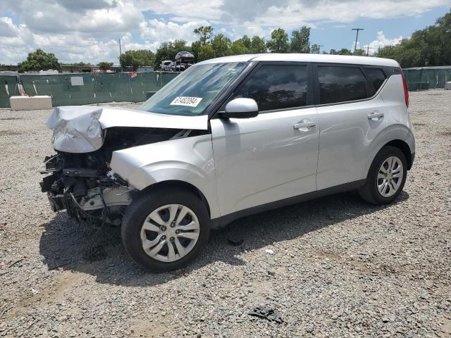 KNDJ23AU4M7737684 - 2021 KIA SOUL LX SILVER photo 1