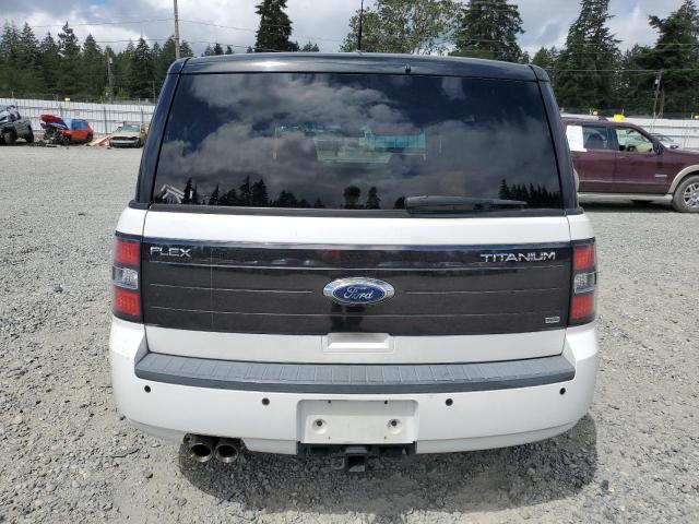 2FMHK6DC9BBD17079 - 2011 FORD FLEX LIMITED WHITE photo 6