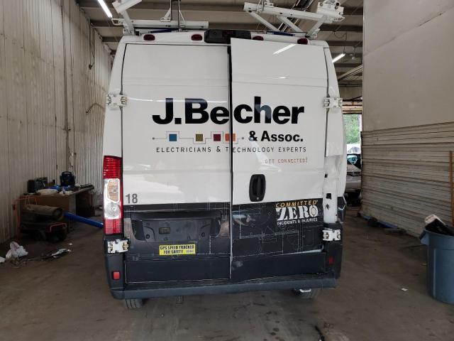 3C6LRVDG8ME575426 - 2021 RAM PROMASTER 2500 HIGH თეთრი ფოტო 6