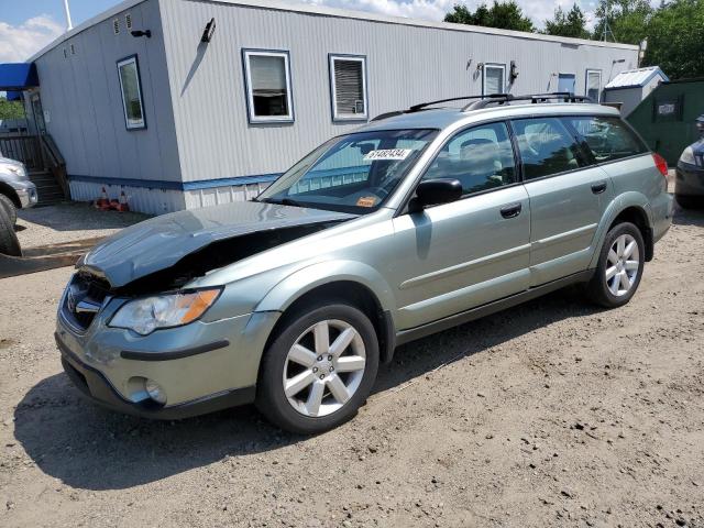 4S4BP61C297335888 - 2009 SUBARU OUTBACK 2.5I TEAL photo 1