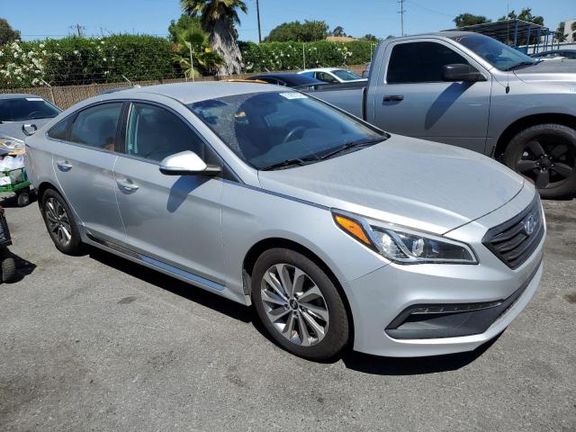 5NPE34AF9HH538590 - 2017 HYUNDAI SONATA SPORT SILVER photo 4