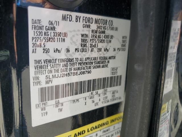5LMJJ2H57BEJ08790 - 2011 LINCOLN NAVIGATOR BLACK photo 13