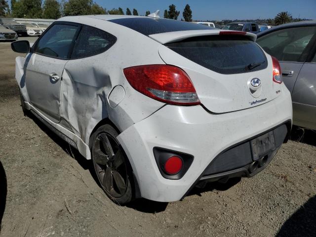 KMHTC6AE1DU178639 - 2013 HYUNDAI VELOSTER TURBO WHITE photo 2