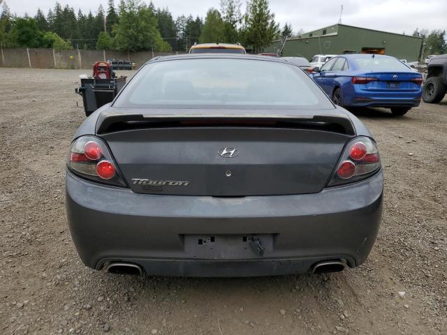 KMHHM66D67U252385 - 2007 HYUNDAI TIBURON GS GRAY photo 6