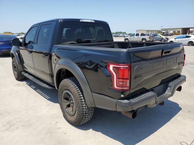 1FTFW1RG0HFA94906 - 2017 FORD F150 RAPTOR BLACK photo 2