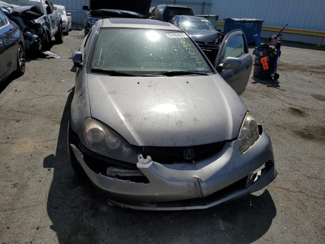 JH4DC53865S004765 - 2005 ACURA RSX GRAY photo 5