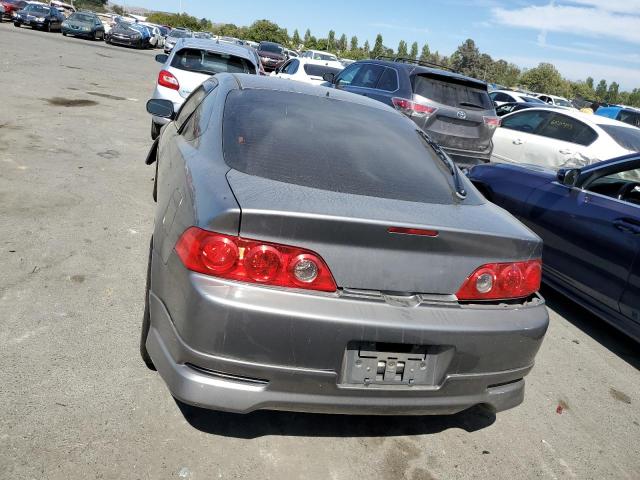 JH4DC53865S004765 - 2005 ACURA RSX GRAY photo 6