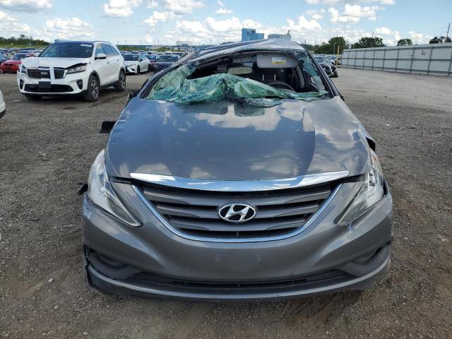 5NPEB4ACXEH882594 - 2014 HYUNDAI SONATA GLS GRAY photo 5