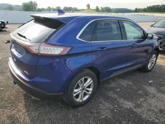 2FMTK4J87FBB46238 - 2015 FORD EDGE SEL BLUE photo 3