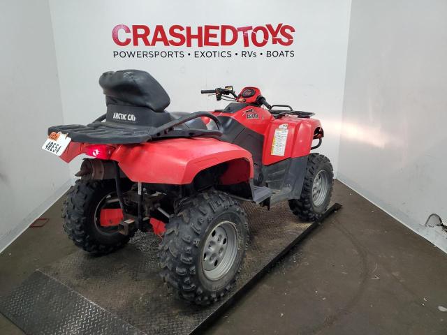 4UF09ATV49T217431 - 2009 ARCTIC CAT 4 WHEELER RED photo 4