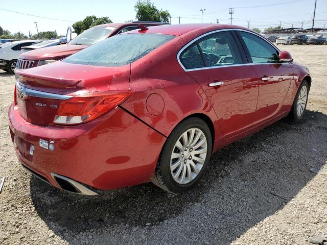 2G4GV5GV4D9247690 - 2013 BUICK REGAL GS RED photo 3