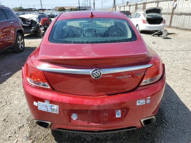 2G4GV5GV4D9247690 - 2013 BUICK REGAL GS RED photo 6