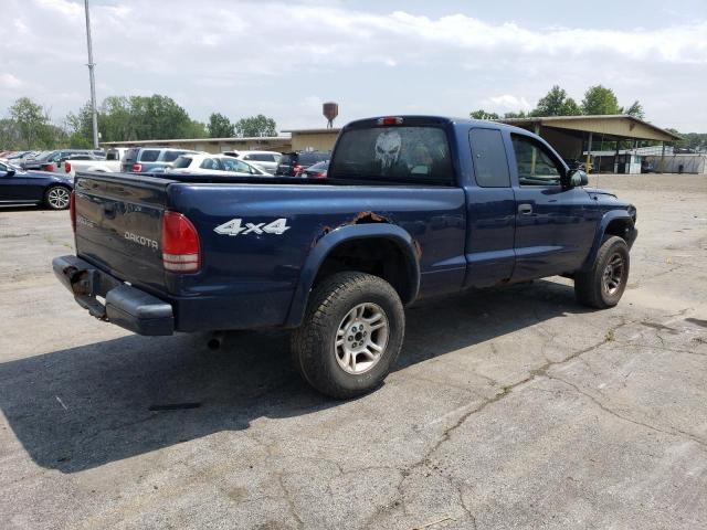 1D7HG32K84S518775 - 2004 DODGE DAKOTA SPORT BLUE photo 3