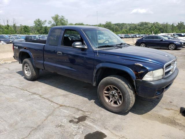 1D7HG32K84S518775 - 2004 DODGE DAKOTA SPORT BLUE photo 4