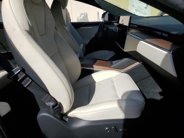 5YJSA1E53MF433867 - 2021 TESLA MODEL S Կապույտ լուսանկար 5