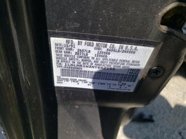 1LNLM81W3NY642185 - 1992 LINCOLN TOWN CAR EXECUTIVE GRAY photo 13