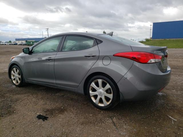 5NPDH4AE6DH243901 - 2013 HYUNDAI ELANTRA GLS GRAY photo 2