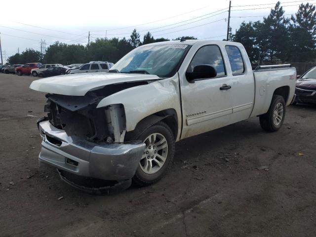 1GCRKSE78DZ294719 - 2013 CHEVROLET SILVERADO K1500 LT WHITE photo 1