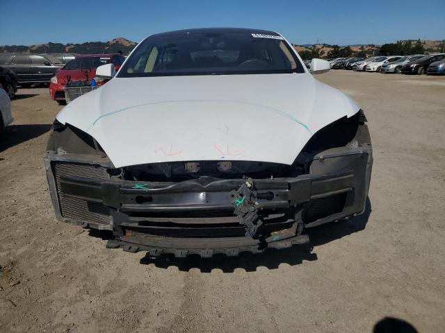 5YJSA1AC7DFP10881 - 2013 TESLA MODEL S WHITE photo 5