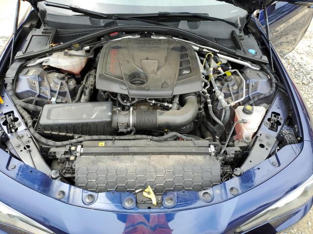 ZARFAEDNXJ7580639 - 2018 ALFA ROMEO GIULIA Q4 BLUE photo 11