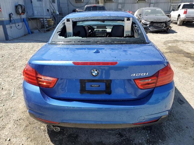 WBA3V7C54EP771068 - 2014 BMW 428 I SULEV BLUE photo 6