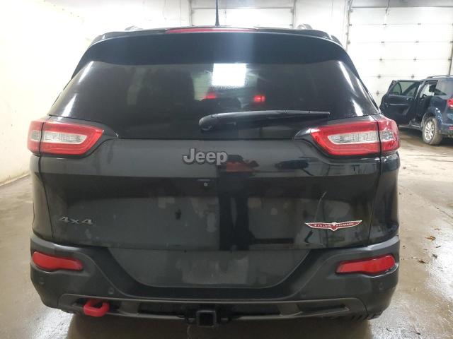 1C4PJMBS8HW545440 - 2017 JEEP CHEROKEE TRAILHAWK BLACK photo 6