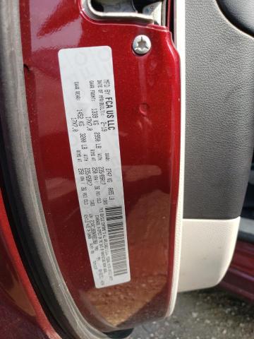 2C4RC1BG9KR651960 - 2019 CHRYSLER PACIFICA TOURING L ბურგუნდია ფოტო 13