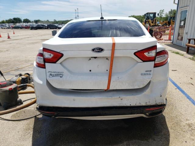 3FA6P0H92GR381441 - 2016 FORD FUSION SE WHITE photo 6