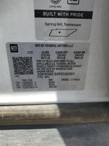 1GKKNXLS2PZ152307 - 2023 GMC ACADIA DENALI Ağ foto 13