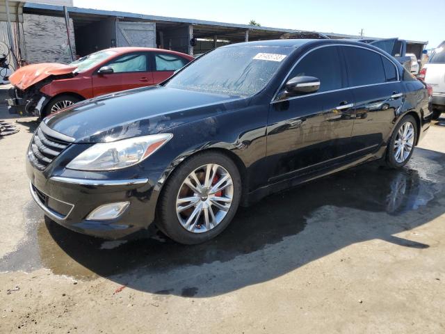 KMHGC4DD7CU172562 - 2012 HYUNDAI GENESIS 3.8L BLACK photo 1