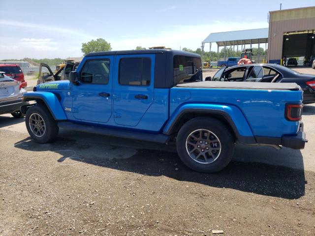 1C6HJTFG7NL158953 - 2022 JEEP GLADIATOR OVERLAND BLUE photo 2