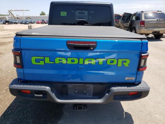 1C6HJTFG7NL158953 - 2022 JEEP GLADIATOR OVERLAND BLUE photo 6