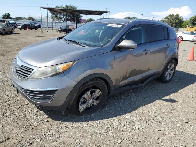 KNDPB3A21D7400995 - 2013 KIA SPORTAGE BASE GRAY photo 1