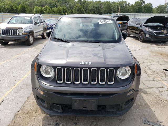 ZACCJBABXJPH88092 - 2018 JEEP RENEGADE SPORT BLACK photo 5