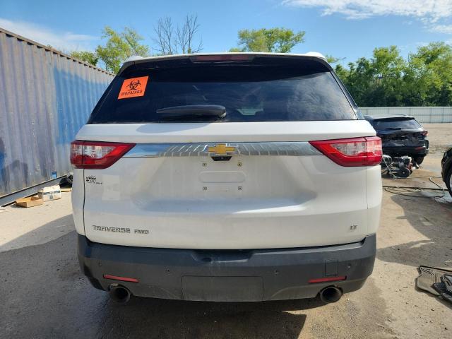 1GNEVHKW6KJ296508 - 2019 CHEVROLET TRAVERSE LT WHITE photo 6