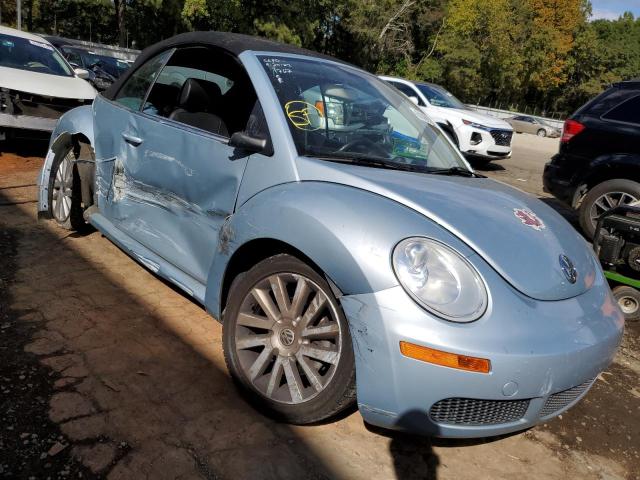 3VWRF31YX9M401767 - 2009 VOLKSWAGEN NEW BEETLE S BLUE photo 1