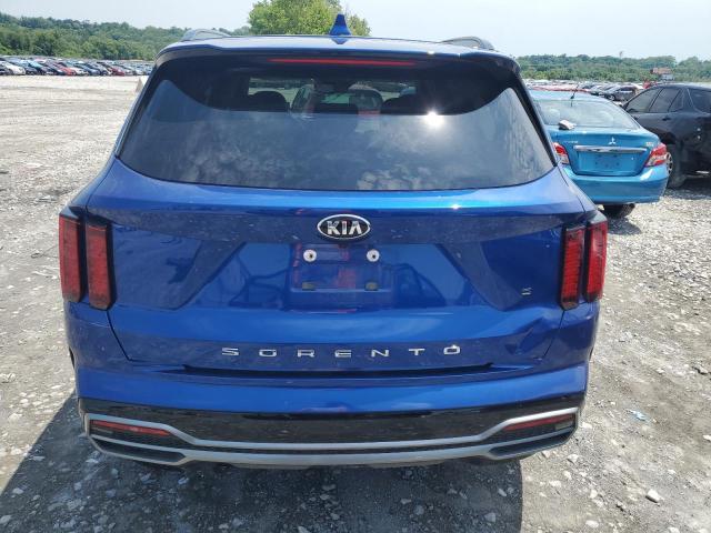 5XYRL4LC4MG003916 - 2021 KIA SORENTO S BLUE photo 6