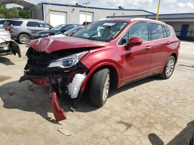 LRBFXCSA6KD005761 - 2019 BUICK ENVISION ESSENCE RED photo 1
