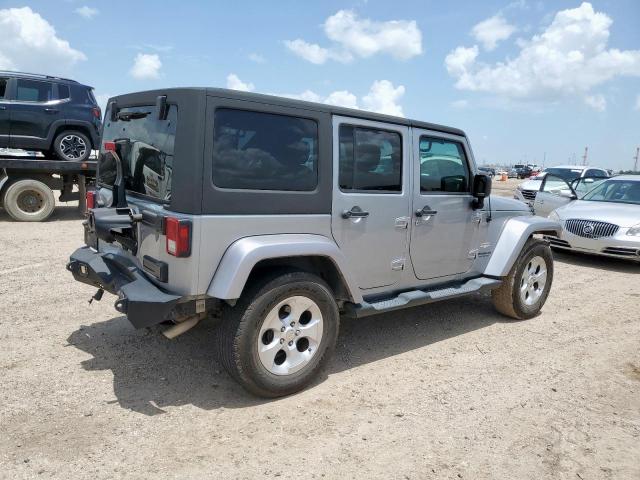 1C4BJWEG8DL626852 - 2013 JEEP WRANGLER U SAHARA ვერცხლისფერი ფოტო 3