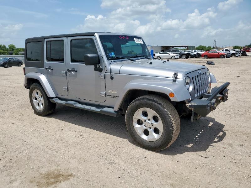 1C4BJWEG8DL626852 - 2013 JEEP WRANGLER U SAHARA ვერცხლისფერი ფოტო 4