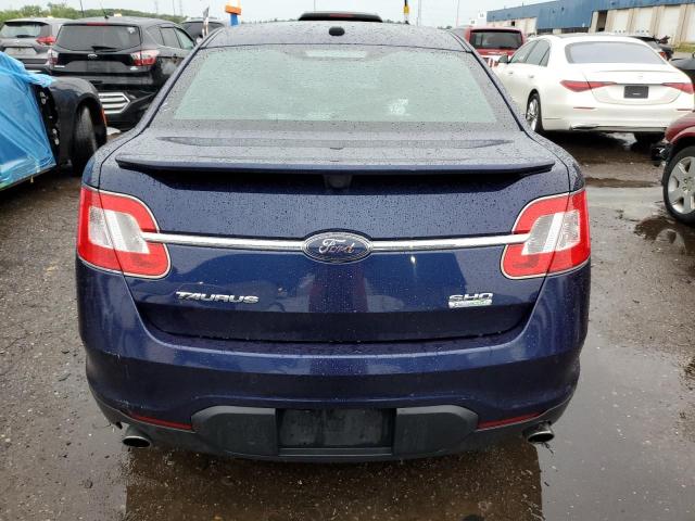 1FAHP2KT0BG189072 - 2011 FORD TAURUS SHO BLUE photo 6