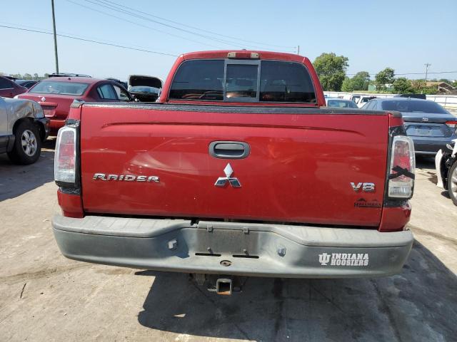 1Z7HC38N66S538036 - 2006 MITSUBISHI RAIDER DUROCROSS RED photo 6