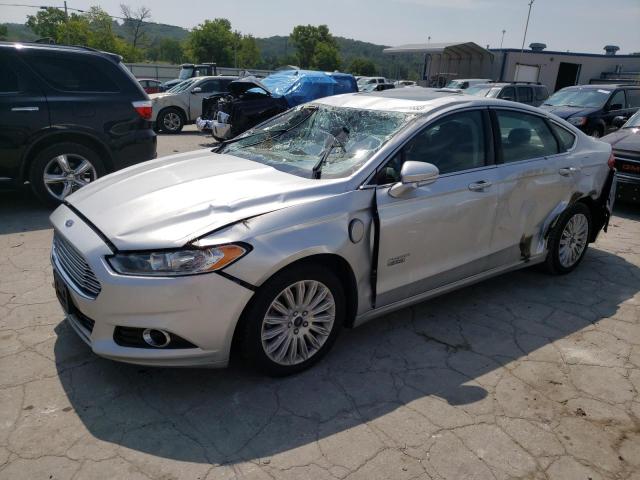 3FA6P0SU2ER382681 - 2014 FORD FUSION TITANIUM PHEV SILVER photo 1