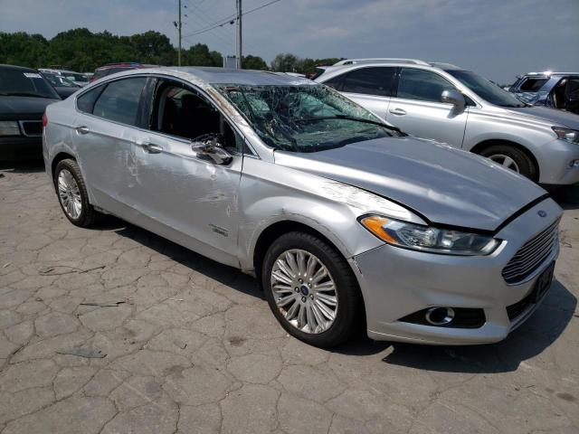 3FA6P0SU2ER382681 - 2014 FORD FUSION TITANIUM PHEV SILVER photo 4