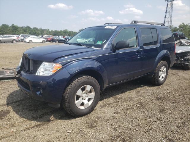 5N1AR18B18C655618 - 2008 NISSAN PATHFINDER S BLUE photo 1